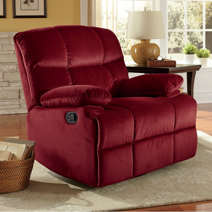 Microfiber Swivel Rocker Recliner