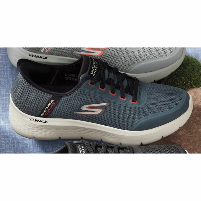 Skechers Men's Slip-Ins GO WALK Flex Slip-On, Slate, large