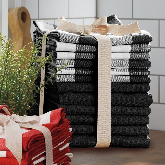 12-Piece Classic Kitchen Towel Set, , large