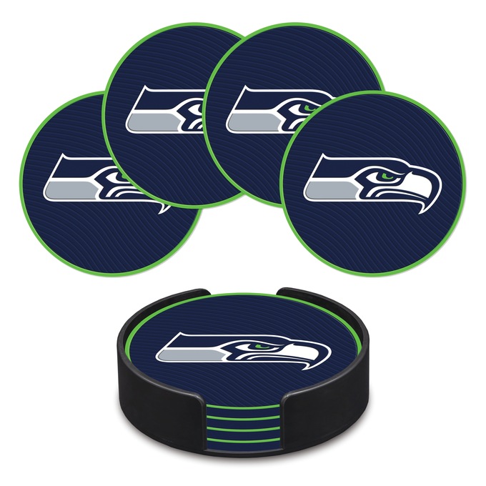 Set of 4 NFL Coasters, , large