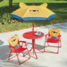 4-Piece Kids Folding Table Set, , large