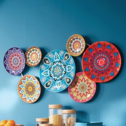 Moroccan Plate Art, , large