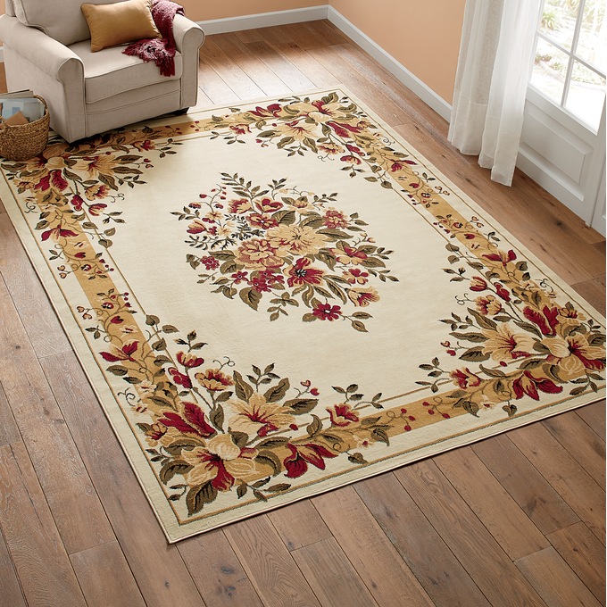 Garden Floral Rug, , large
