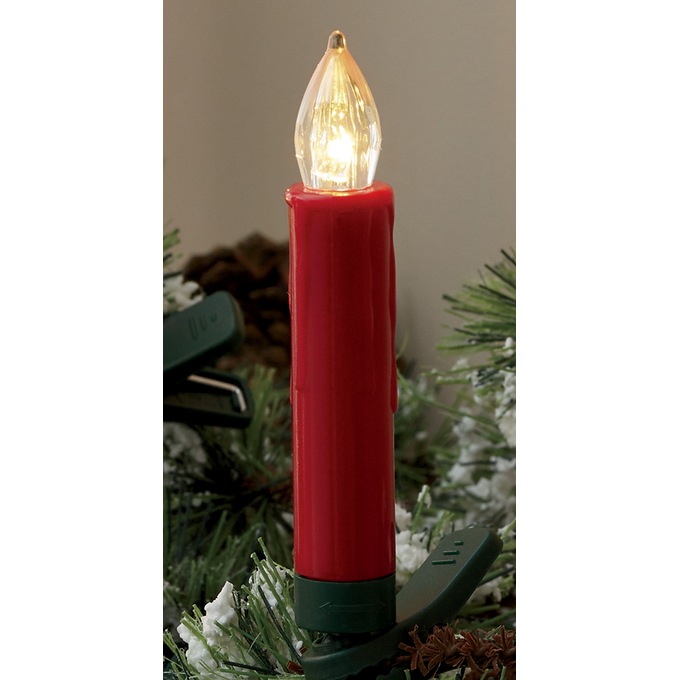 10-Piece LED Taper Candles, , large