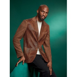 Croco Blazer, , large