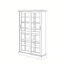 Merrick Sliding-Door Media Cabinet, White, large