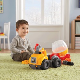 Mega Bloks Cat Cement Mixer, , large