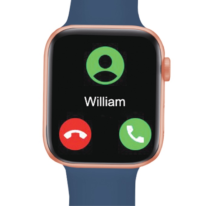 Slide Innovations Fitness Tracking Smartwatch, Blue, large