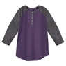Women's Cotton Henley Baseball Top, , large