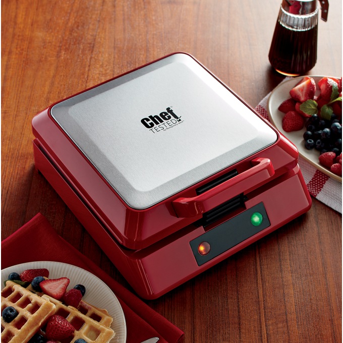 Chef Tested 4-Slice Waffle Maker, , large