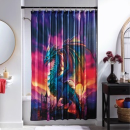 Draco Shower Curtain, , large