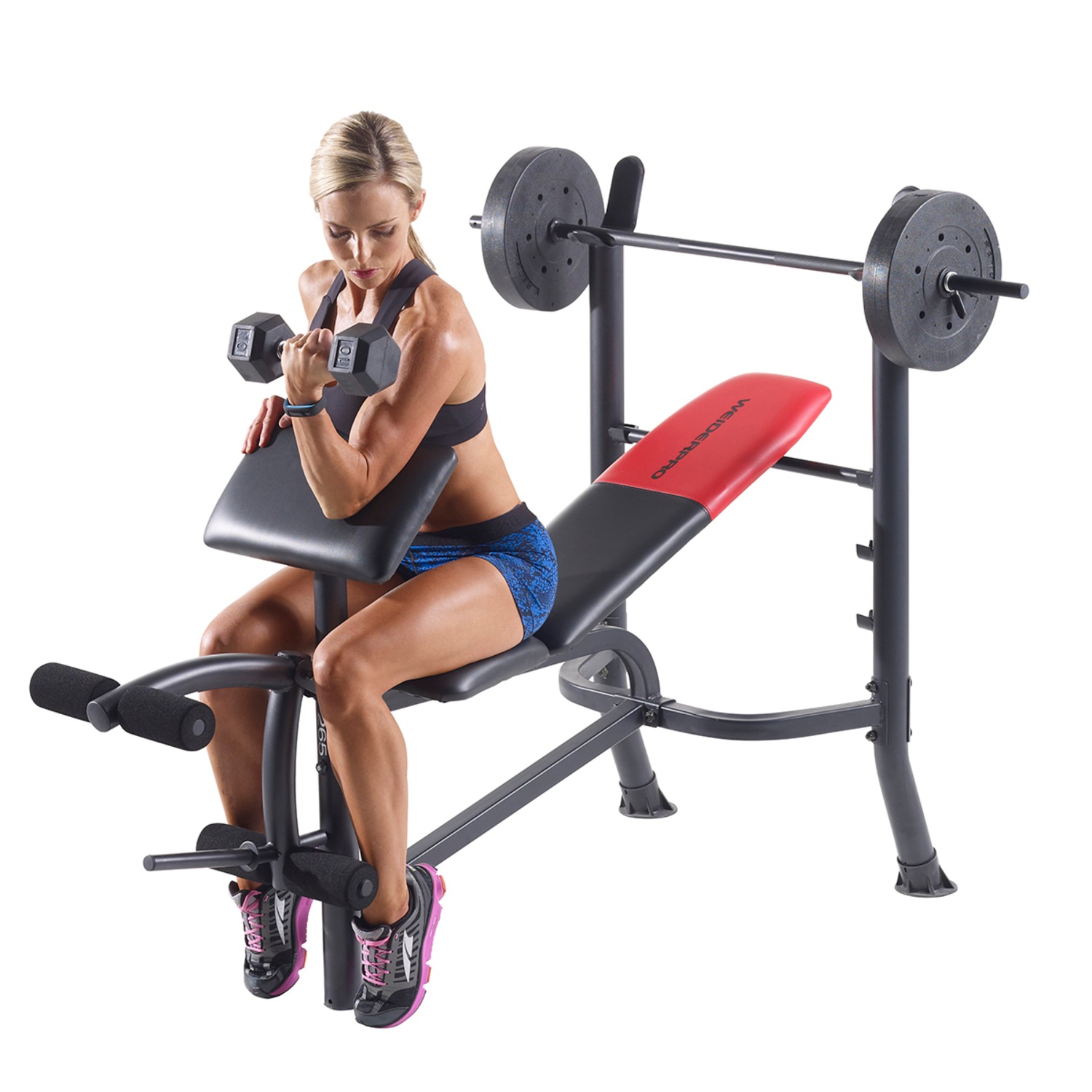 Weider Pro 265 Bench With Weights Montgomery Ward