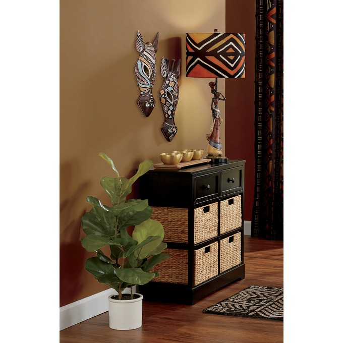 African Woman Table Lamp, , large