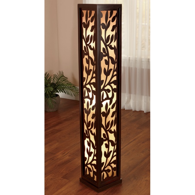 Cut out floor lamp