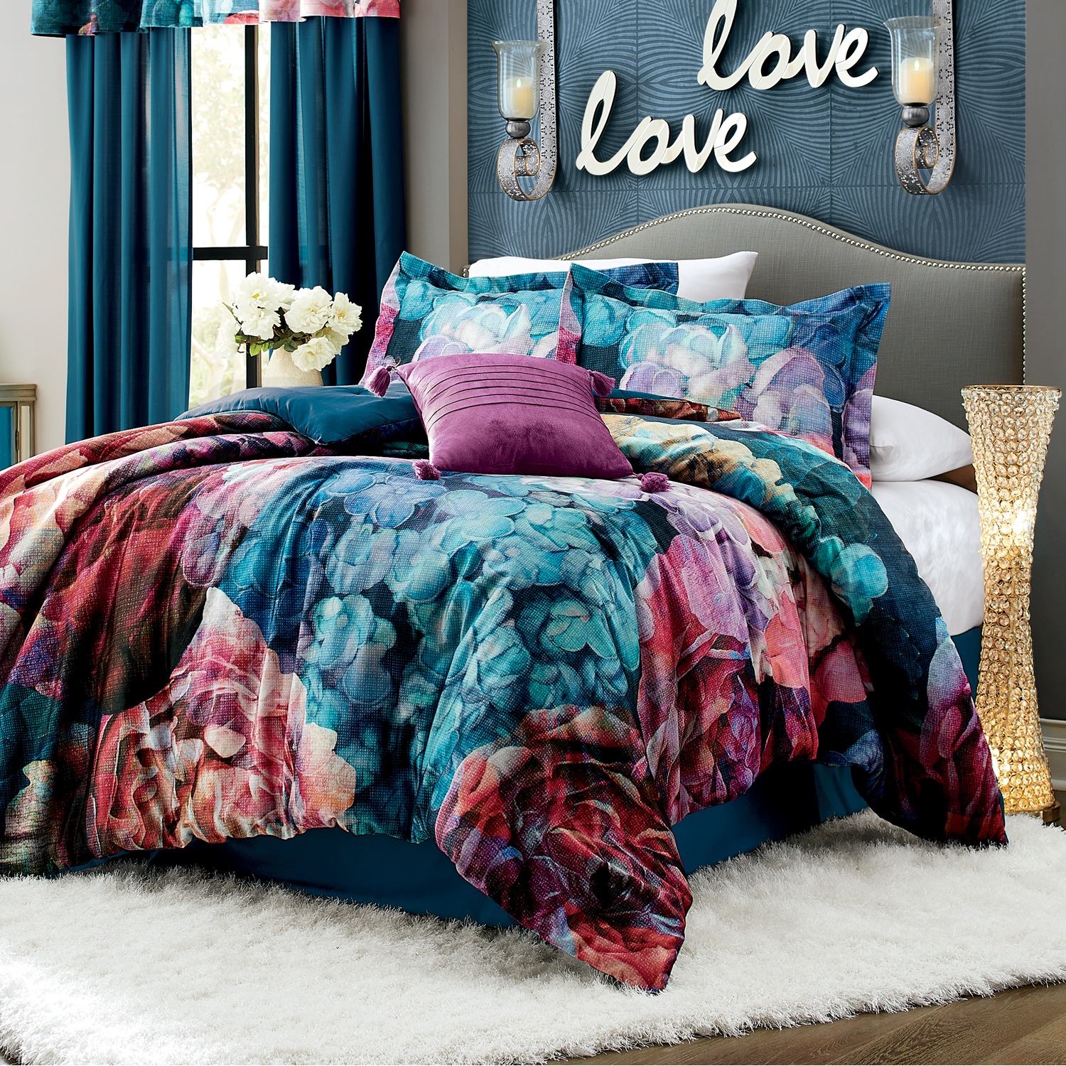 Lana Velvet Comforter Set Montgomery Ward