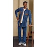 Stacy Adams Denim Pant Set, , large