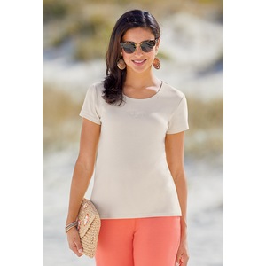 Betty Knit Embroidered Tee, , large