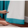 Color Connection Solid Grommet Valance, , large