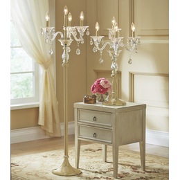 Crystal Floor Lamp Candelabra, , large