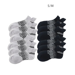 6-Pack Ankle Length Compression Socks, , large