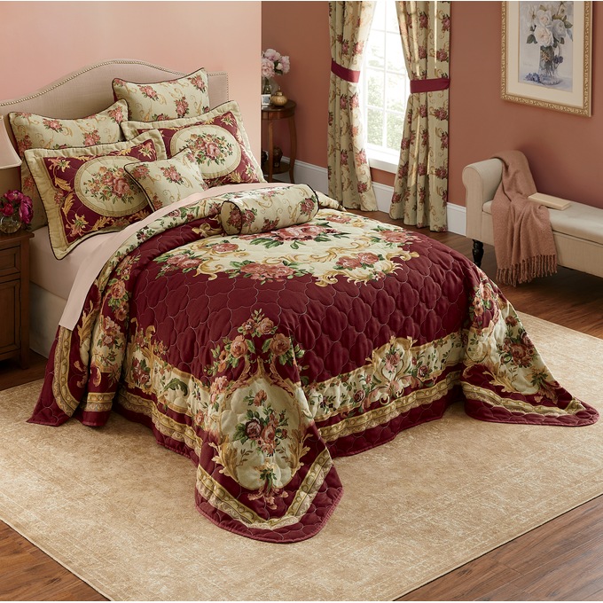 Queen victoria bedspread sale