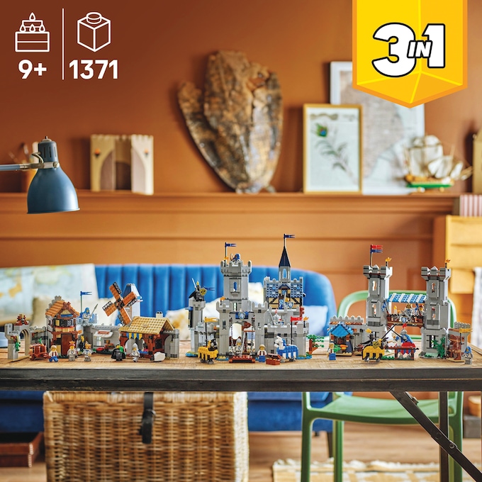 LEGO Creator 3-in-1 Medieval Horse Knight Castle, , large