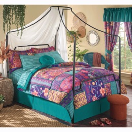 Boho Patchwork Complete Bed Set and Pillow, , large