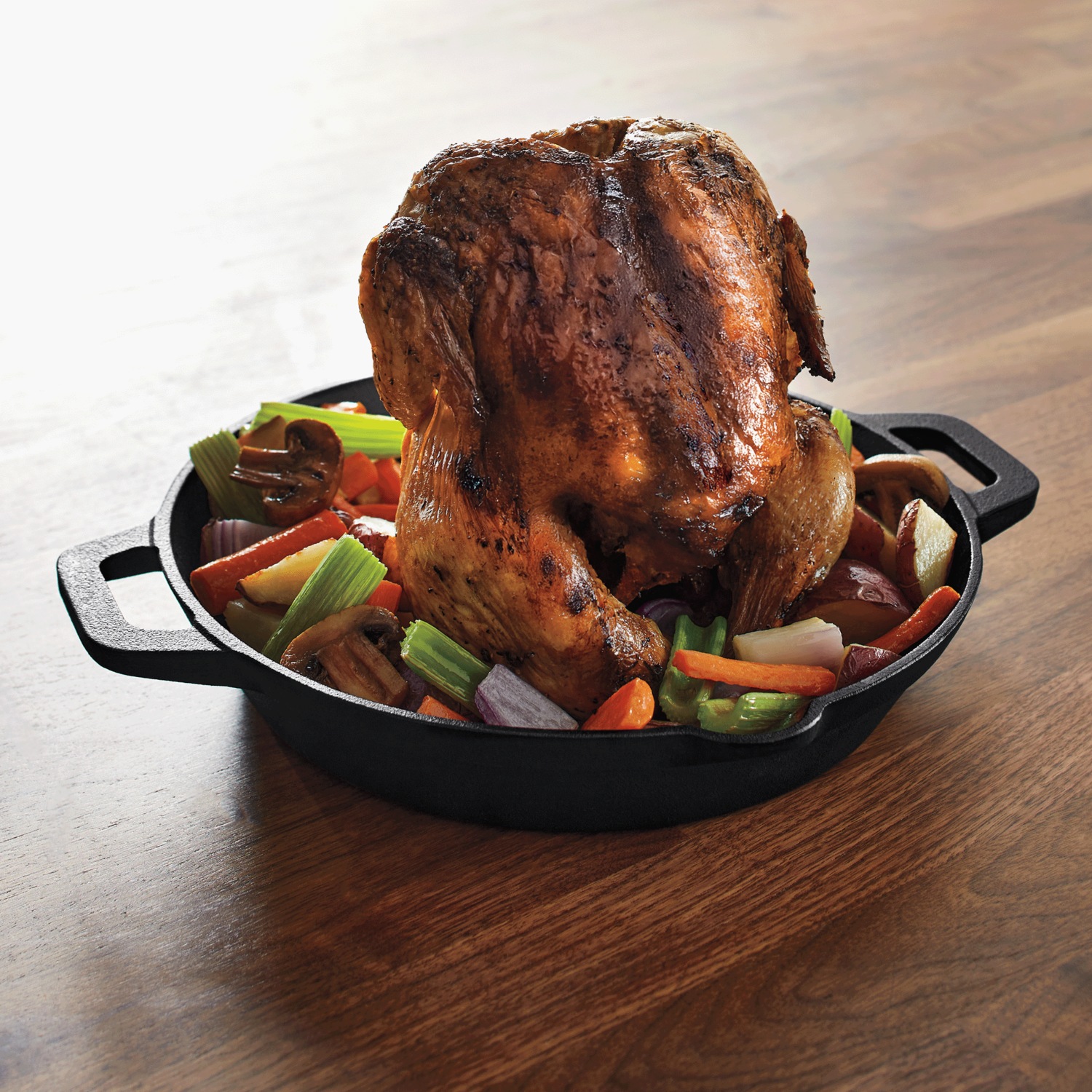 Cast Iron Chicken Roaster Pan | Montgomery Ward