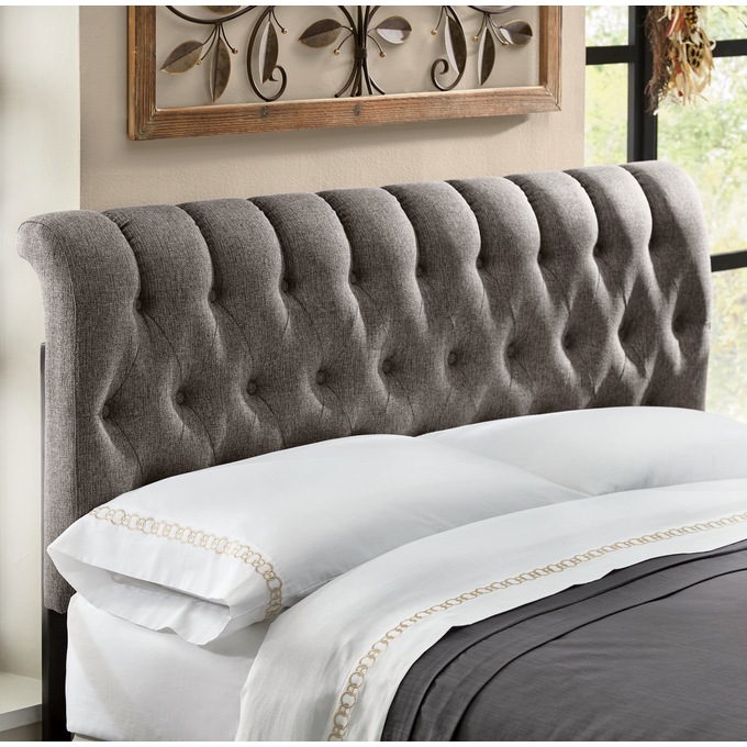 Tufted Linen Headboard Montgomery Ward