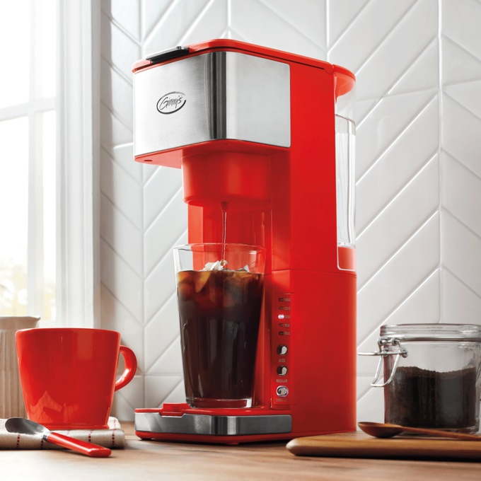 Ginny's Single-Serve Hot or Iced Coffee Maker, , large