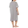 Duster With Embroidered Yoke, Black Stripe, large
