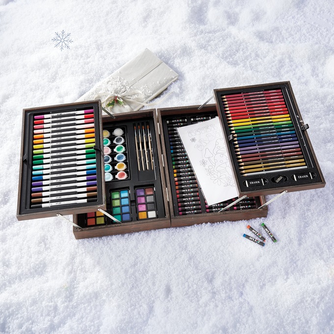 Personalized Art 101 168-Piece Deluxe Art Set, Multi, large