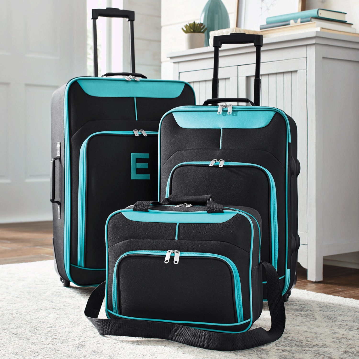 3Piece SoftSided Luggage Set Montgomery Ward