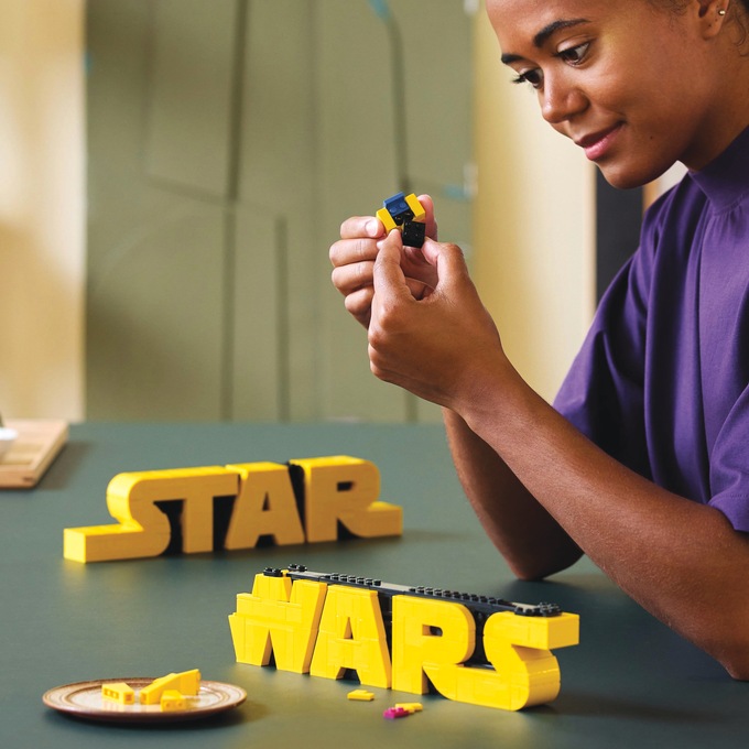 LEGO Brick-Built Star Wars™ Logo, , large