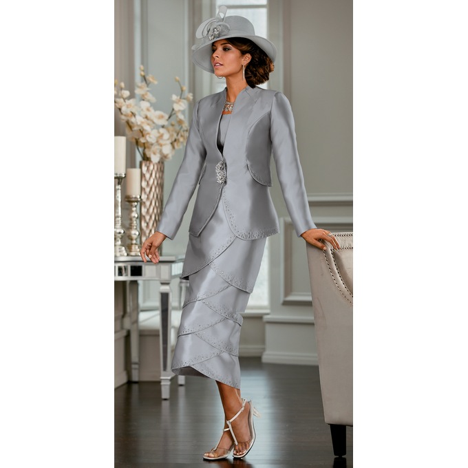 Lysa Skirt Suit and Lysa Hat, , large