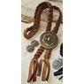 Faux-Leather Bolo Tie, , large