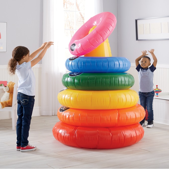 Giant Inflatable Ring Toss Game, , large