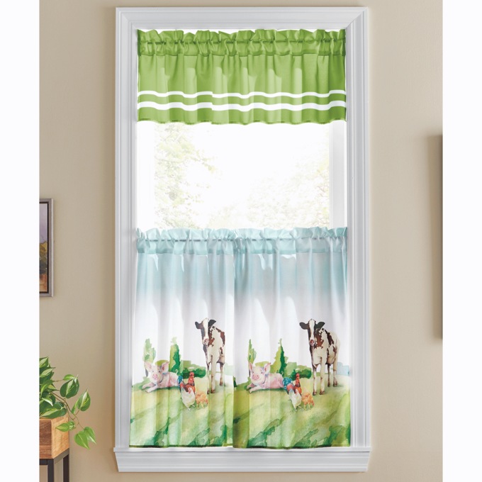 Farm Animal Kitchen Window Set, , large