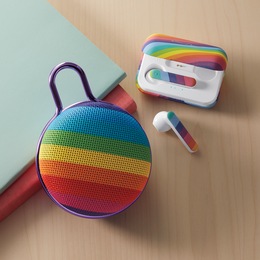 True Wireless Speaker &amp; Earbuds with Charging Case, , large