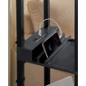 Powered Floor Lamp with Shelves, , large