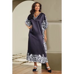 Mi Amor Long V-Neck Caftan, , large