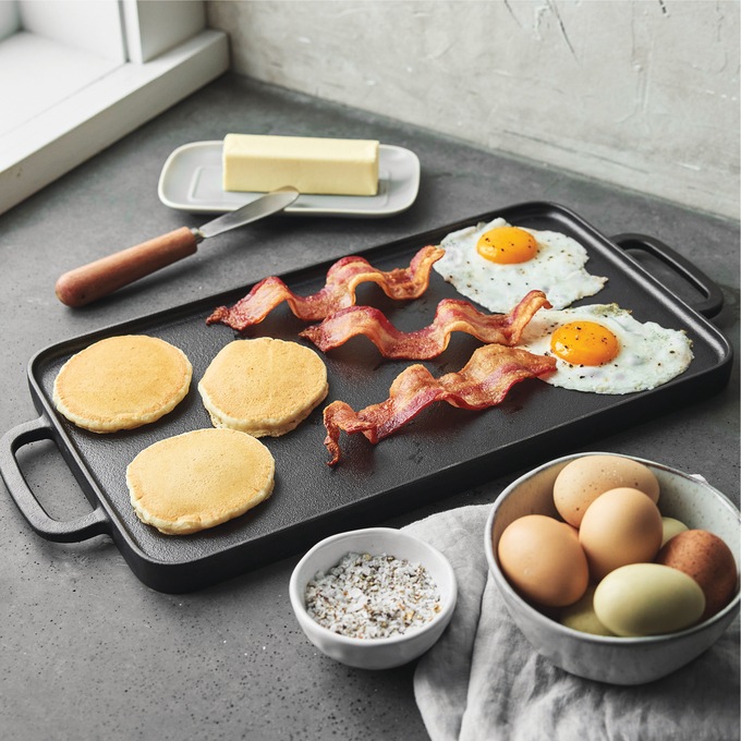 Bobby Flay by GreenPan Reversible Cast Iron Grill/Griddle Pan, , large