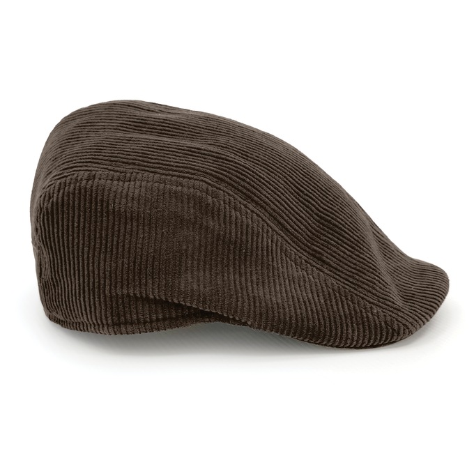Corduroy Driving Cap with Adjustable Closure, , large