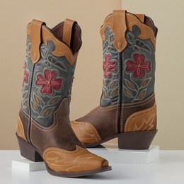 Laredo Janis Flower Inlay Boot, , large