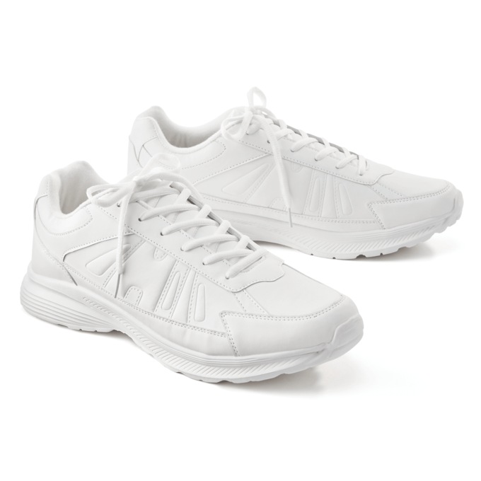 Men's Faux-Leather Comfort Sneaker, , large