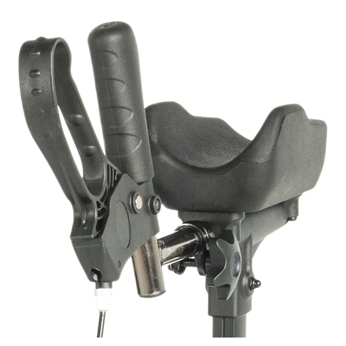 Upright Rollator, Graphite, large