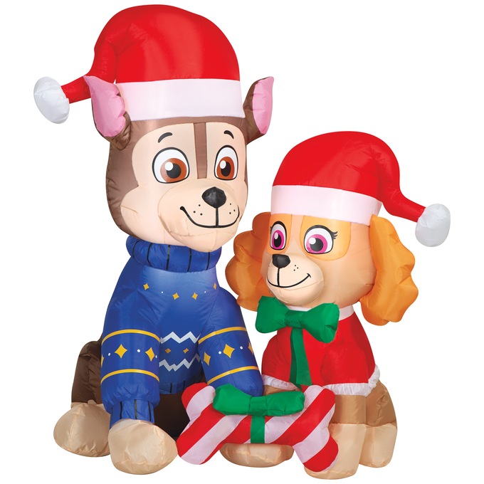 Paw Patrol Christmas Inflatable, Multi, large