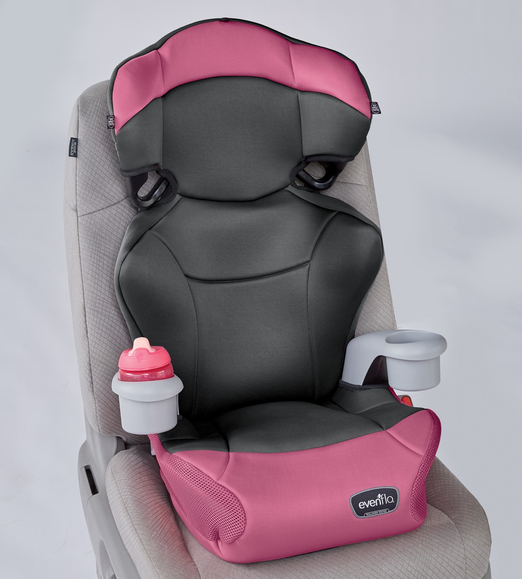 evenflo big kid sport high back booster car seat
