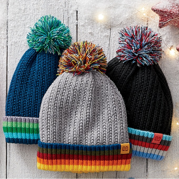 3-Pack of Knit Hats, , large
