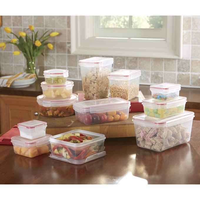 24-Piece Lock & Seal Containers | Montgomery Ward